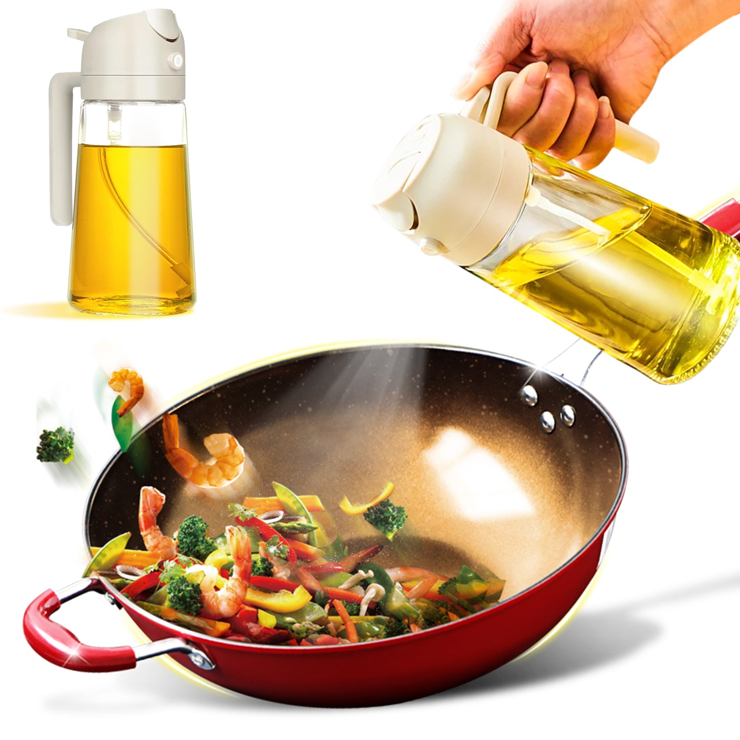 2 in 1 Oil Dispenser and Sprayer