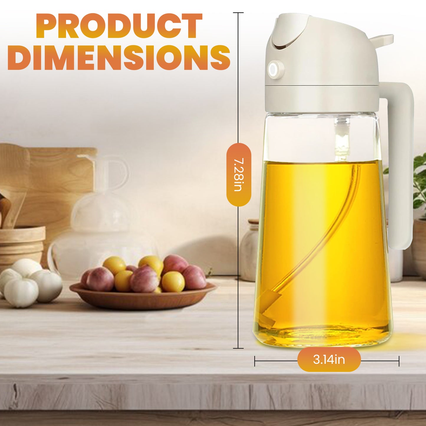 2 in 1 Oil Dispenser and Sprayer