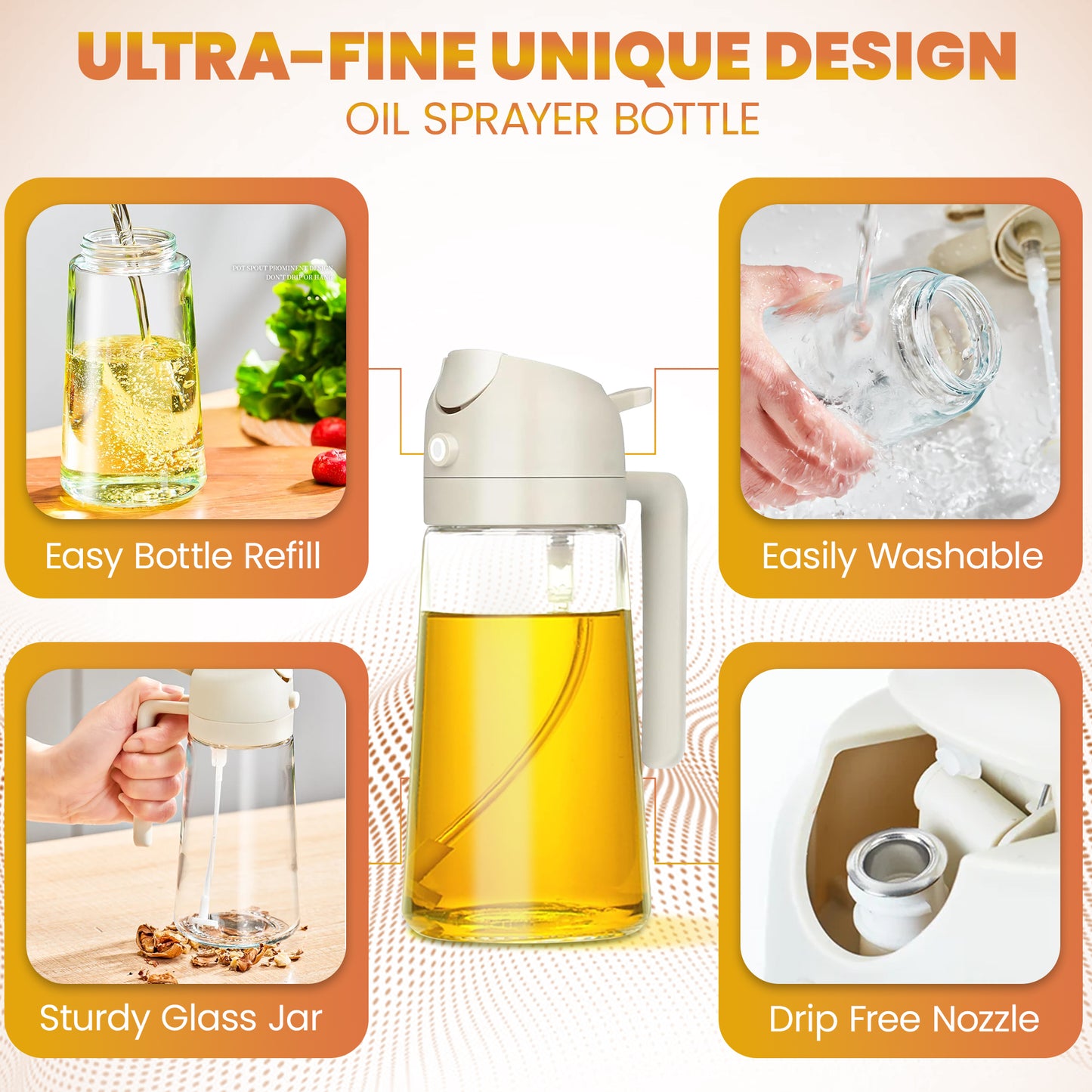 2 in 1 Oil Dispenser and Sprayer