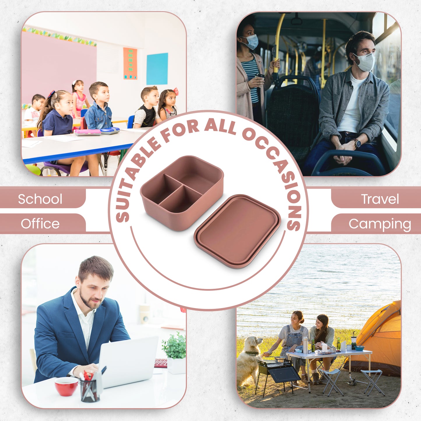 Silicone Bento Lunch Box