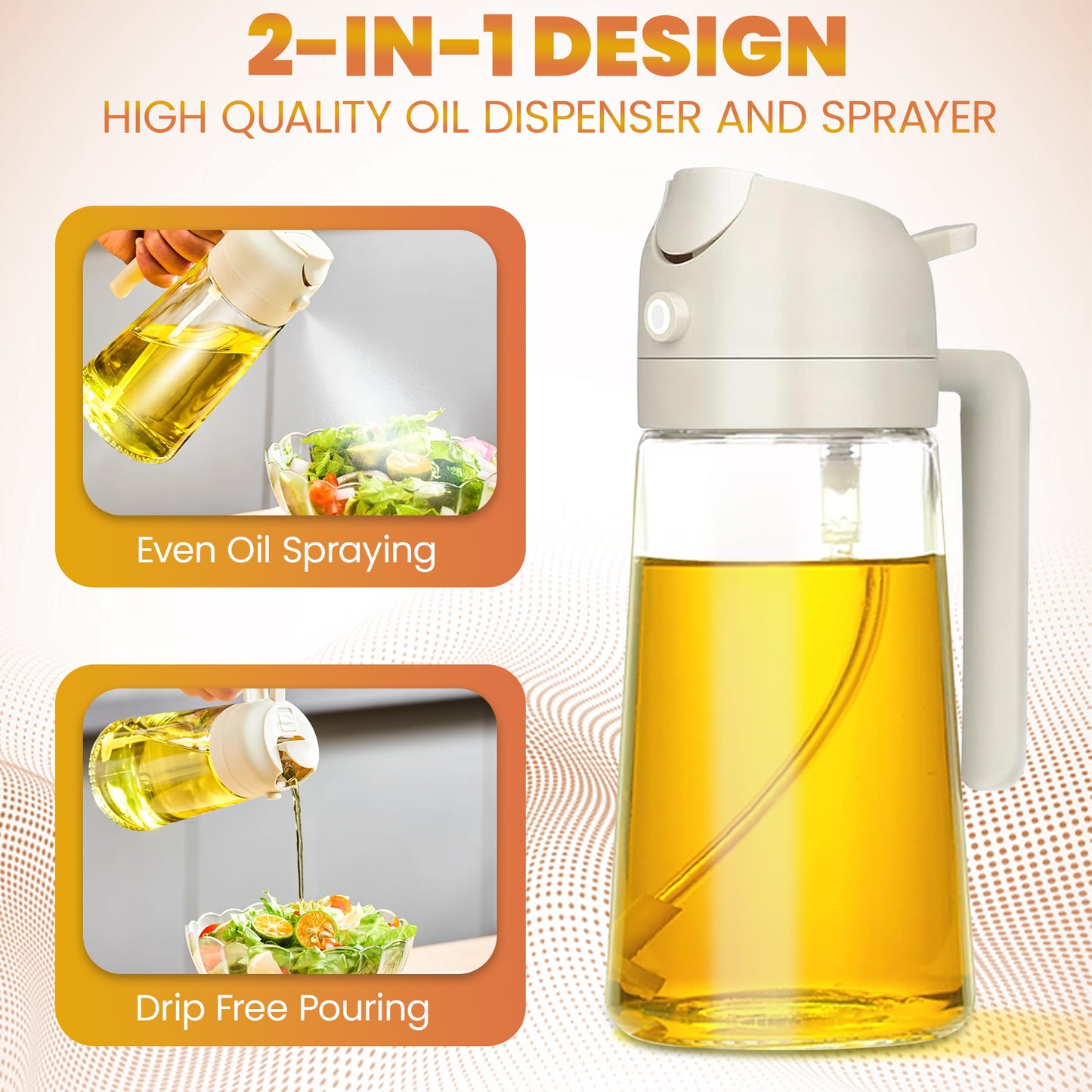 2 in 1 Oil Dispenser and Sprayer