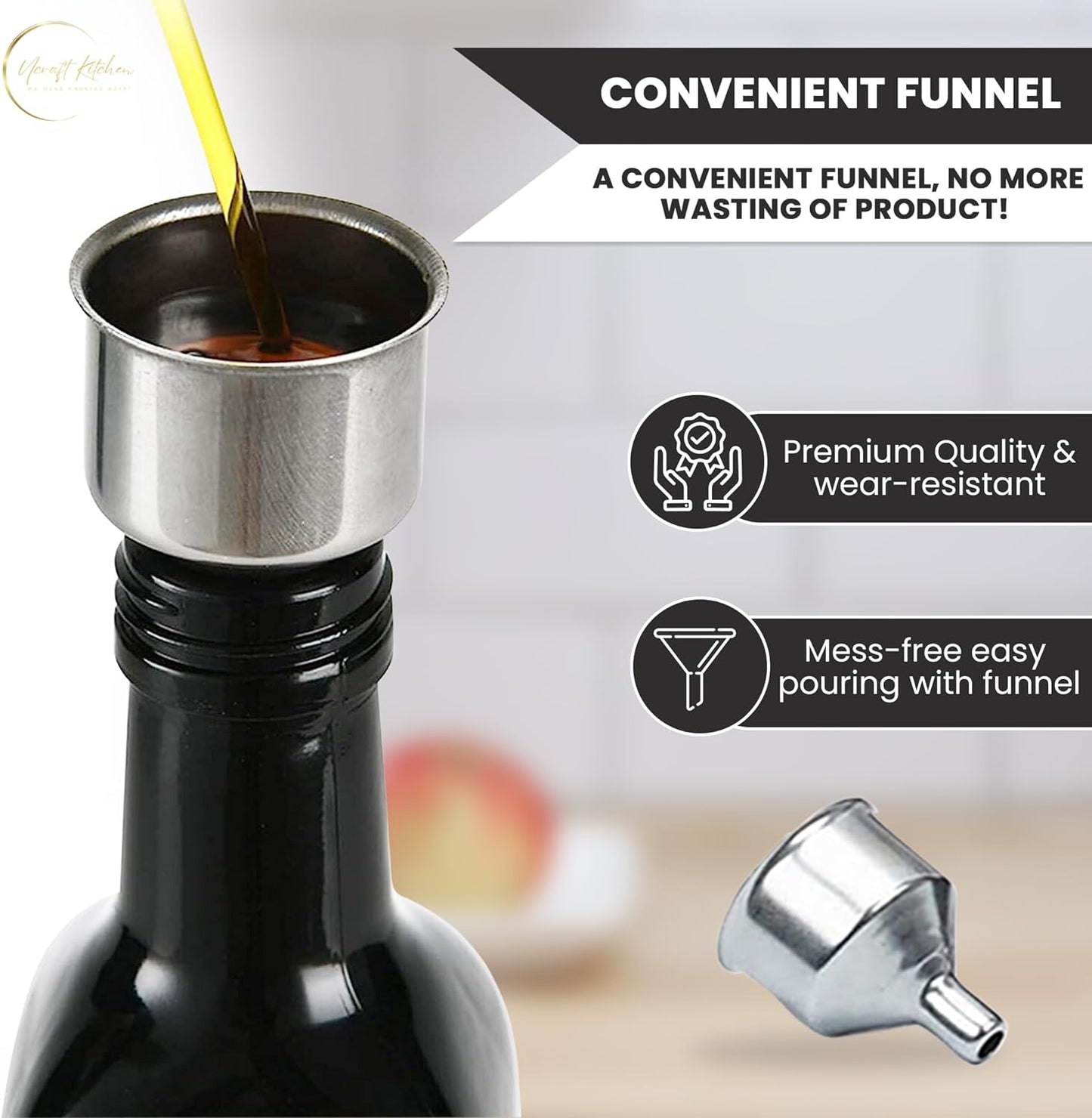 Oil and Vinegar Dispenser Set (2x500ml)