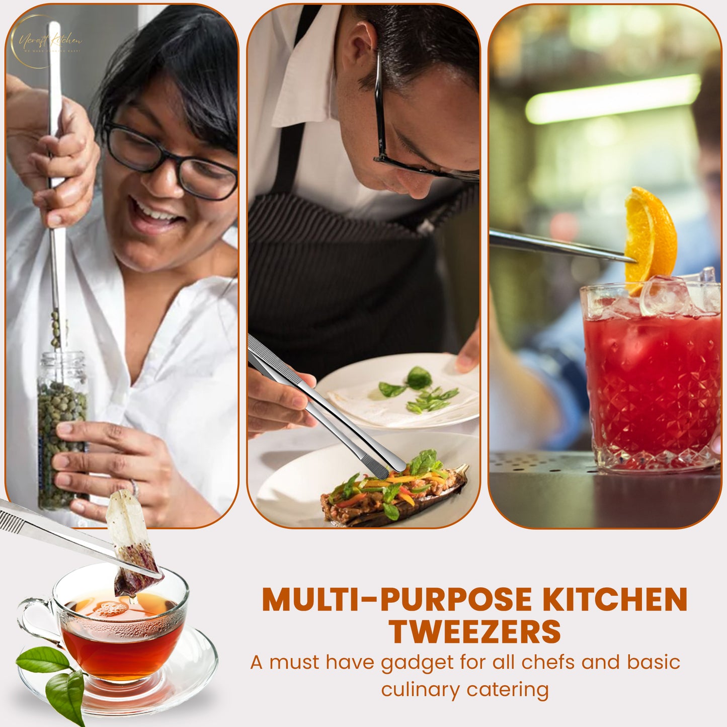 Kitchen Tweezers (2x12")