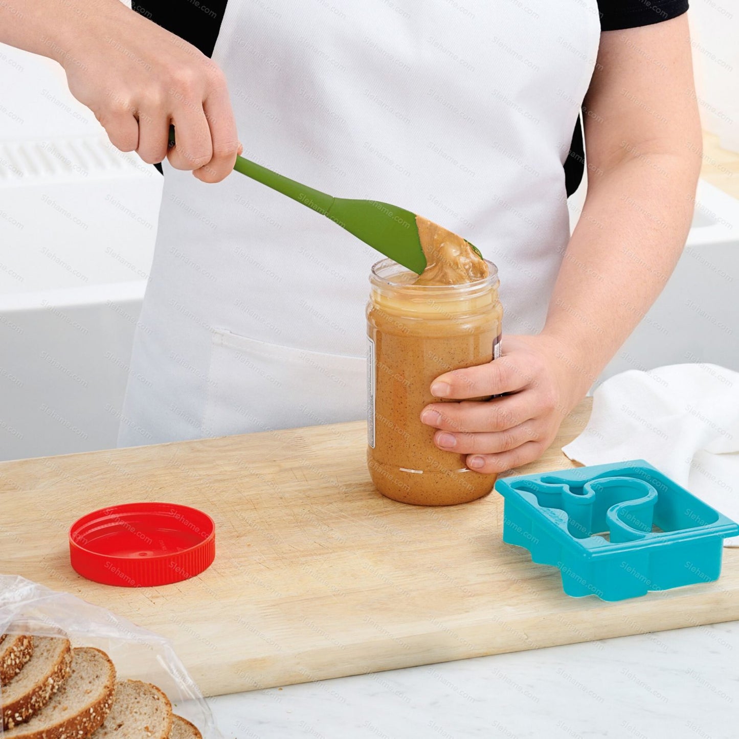 Ucraft Kitchen Silicone Jar Spatula ā Slim, Heat-Resistant Scraper for Jars, Bottles & Containers