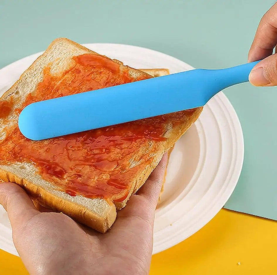 Ucraft Kitchen Silicone Jar Spatula ā Slim, Heat-Resistant Scraper for Jars, Bottles & Containers