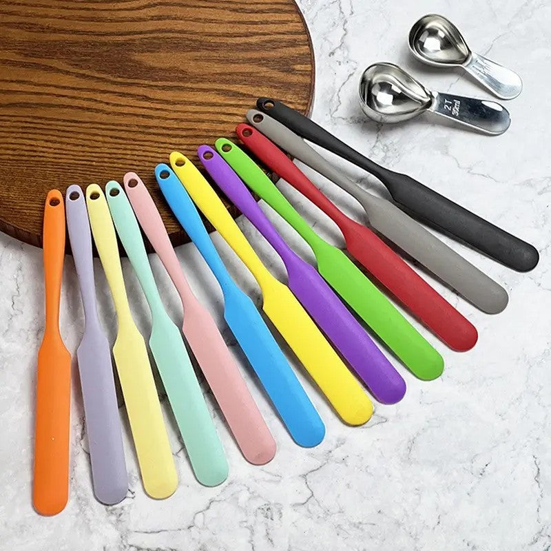 Ucraft Kitchen Silicone Jar Spatula ā Slim, Heat-Resistant Scraper for Jars, Bottles & Containers