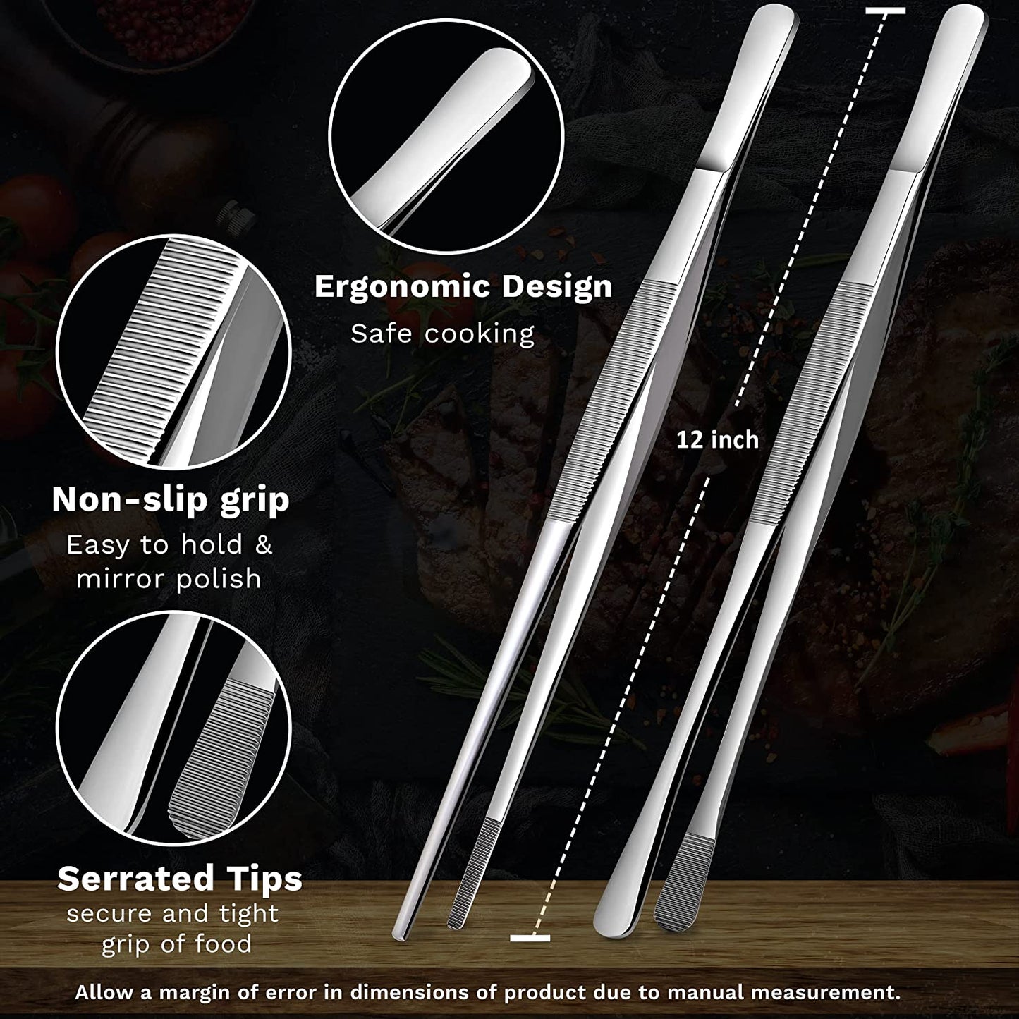 Kitchen Tweezers (2x12")